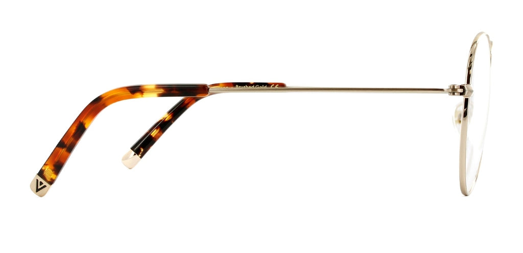 IOLLA - Robertson - Brushed Gold Marble Tortoise - Blue Light