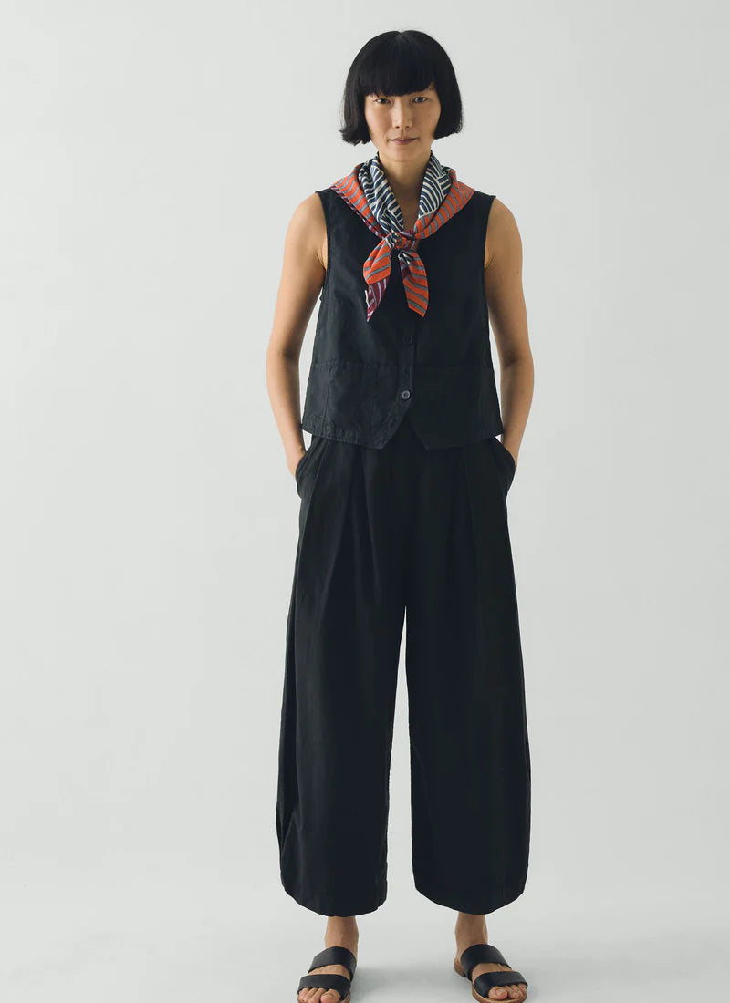 TOAST - Patchwork Stripe Block Print Bandana, Vedrigis/Multi