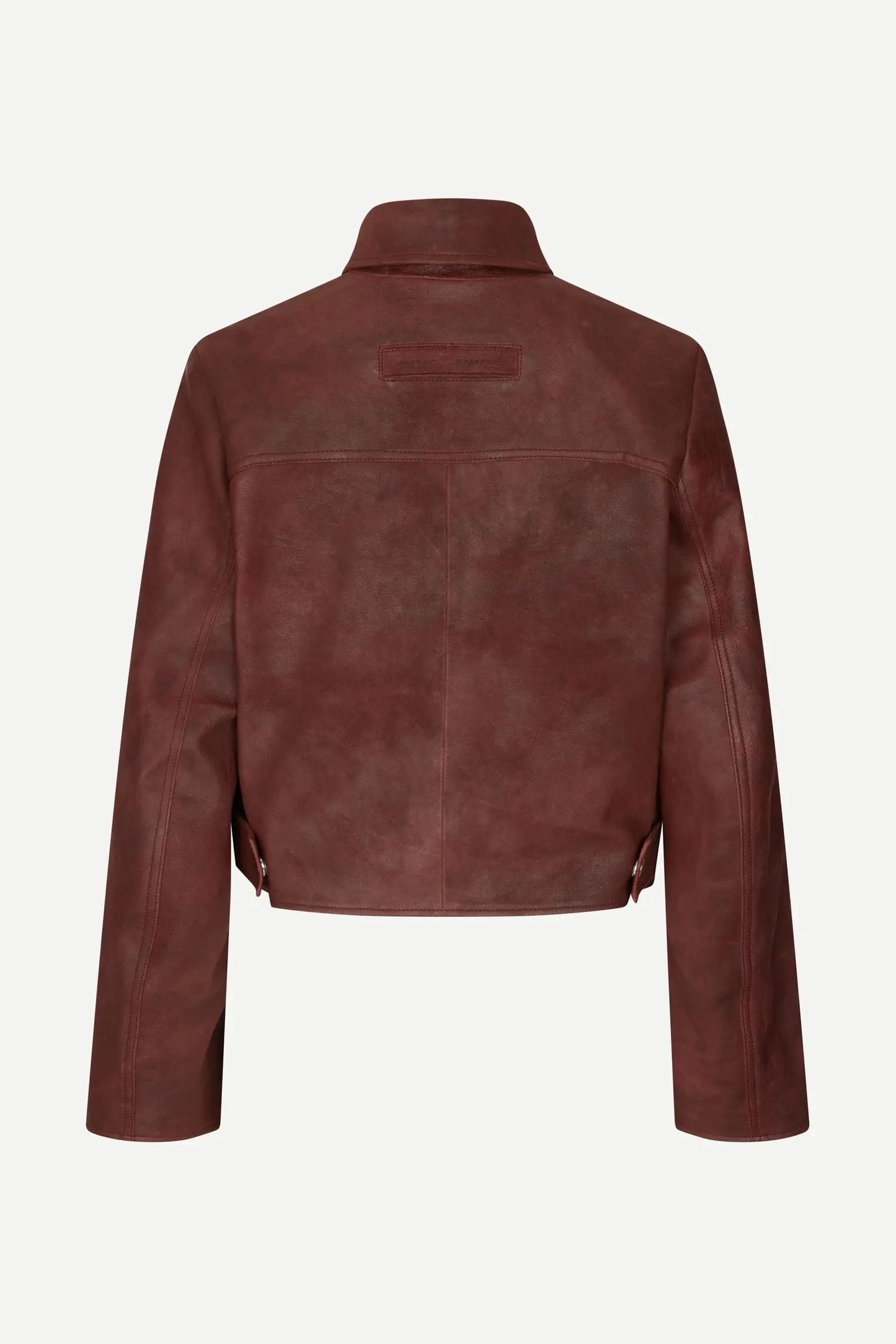 Samsøe Samsøe - Sashiva Leather Jacket, Fudge