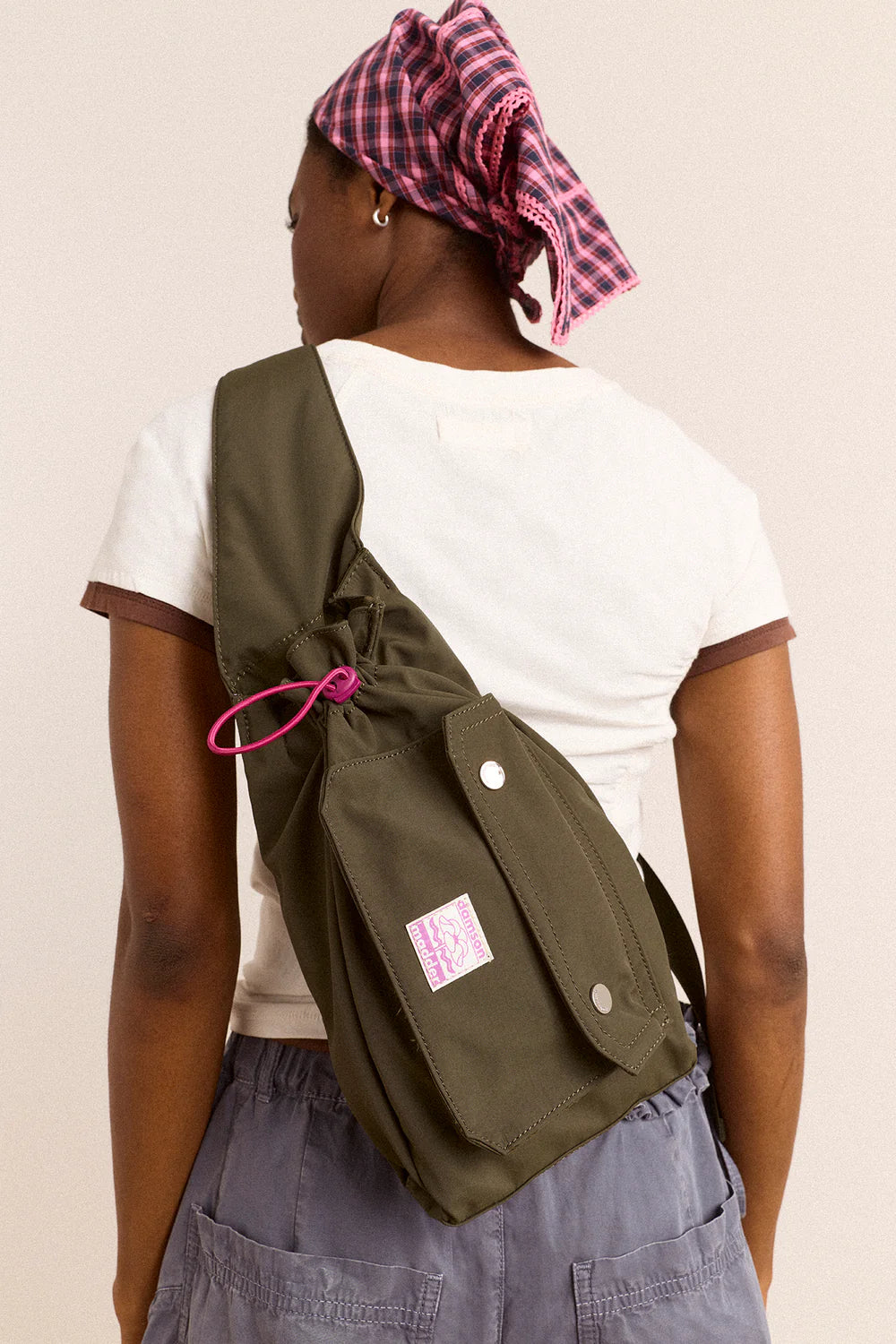 Damson Madder - Matilda Cross Body Bag, Dark Green