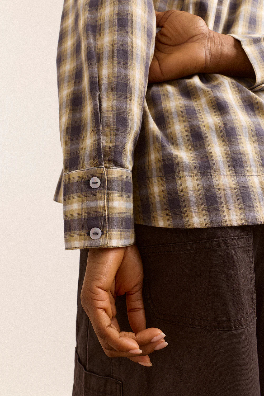 Damson Madder - Solana Shirt, Cardamon Check