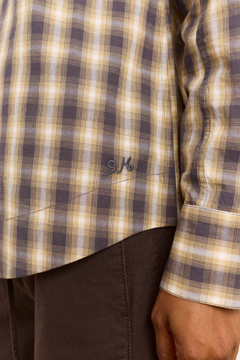 Damson Madder - Solana Shirt, Cardamon Check