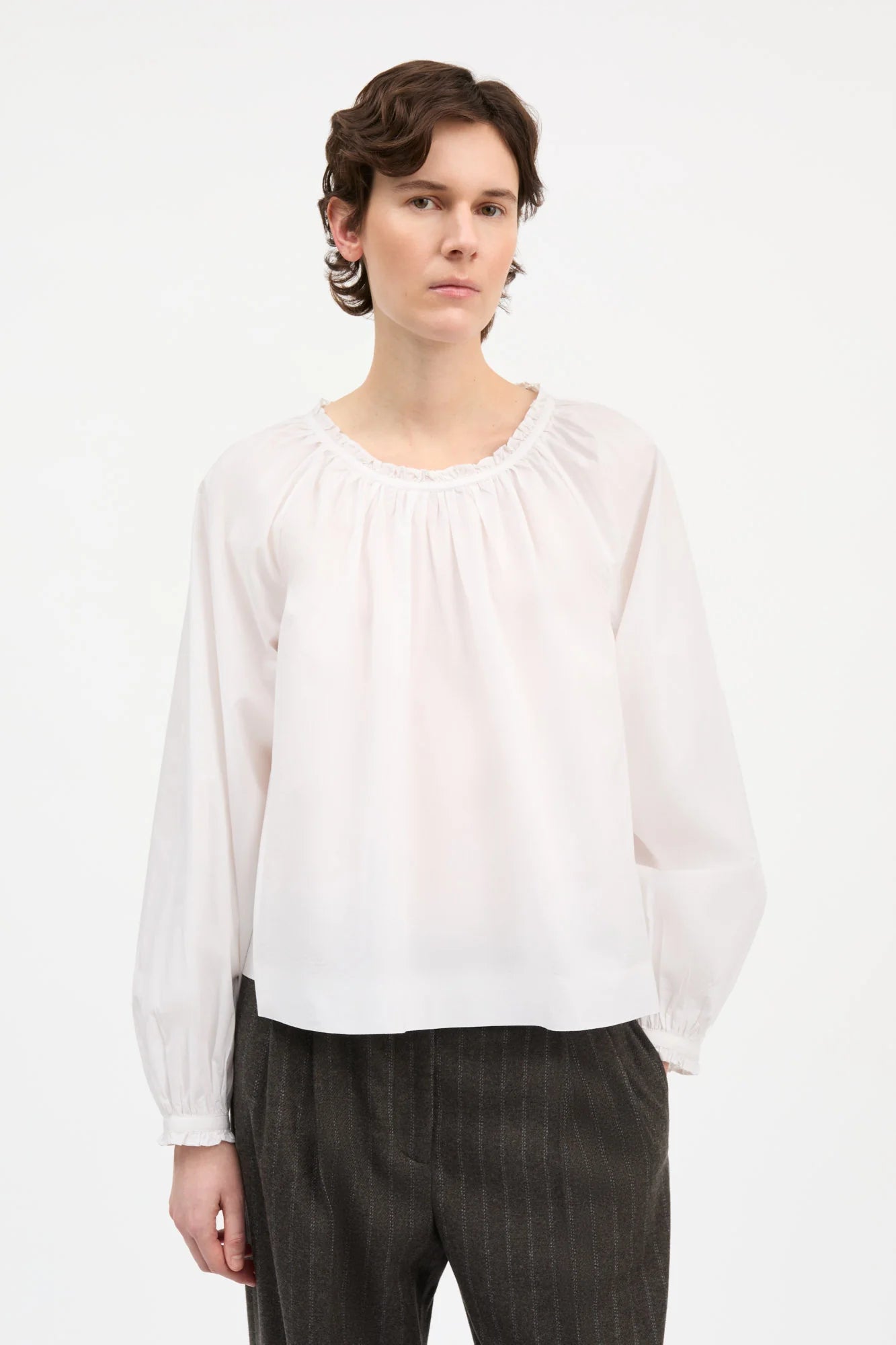 Skall Studio - Carrie Blouse, Optic White