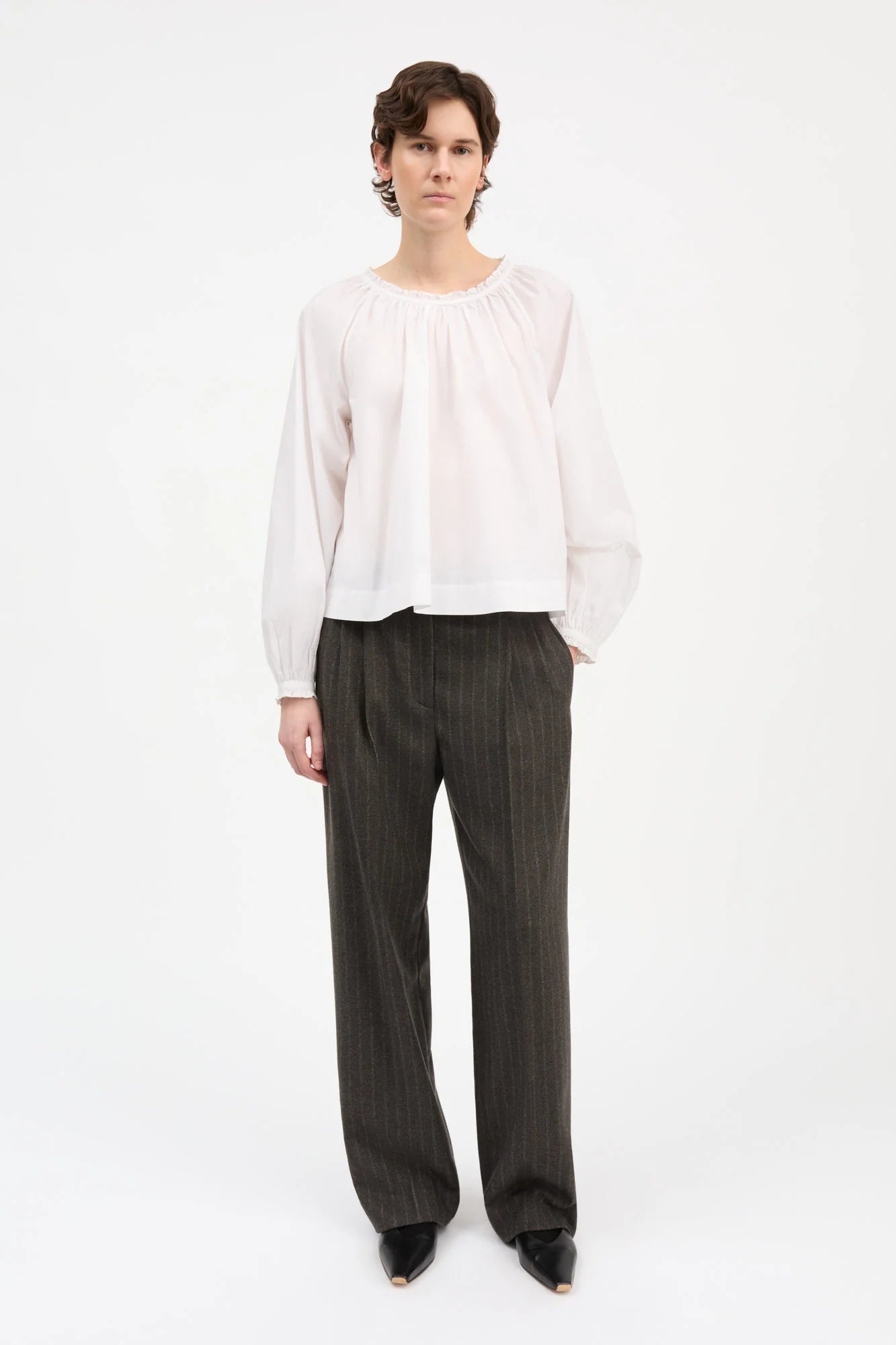 Skall Studio - Carrie Blouse, Optic White