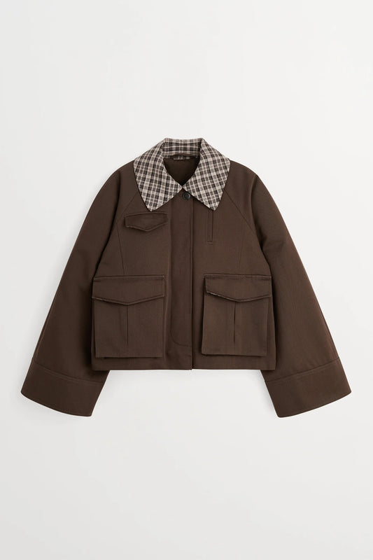 Skall Studio - Gaby City Jacket, Coco Brown