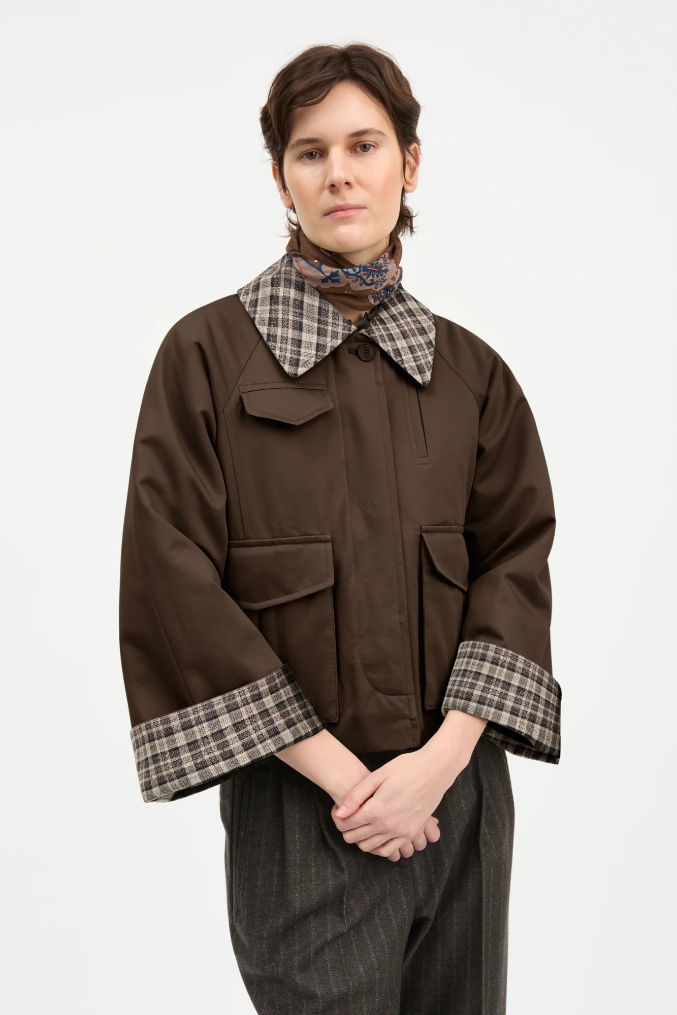 Skall Studio - Gaby City Jacket, Coco Brown