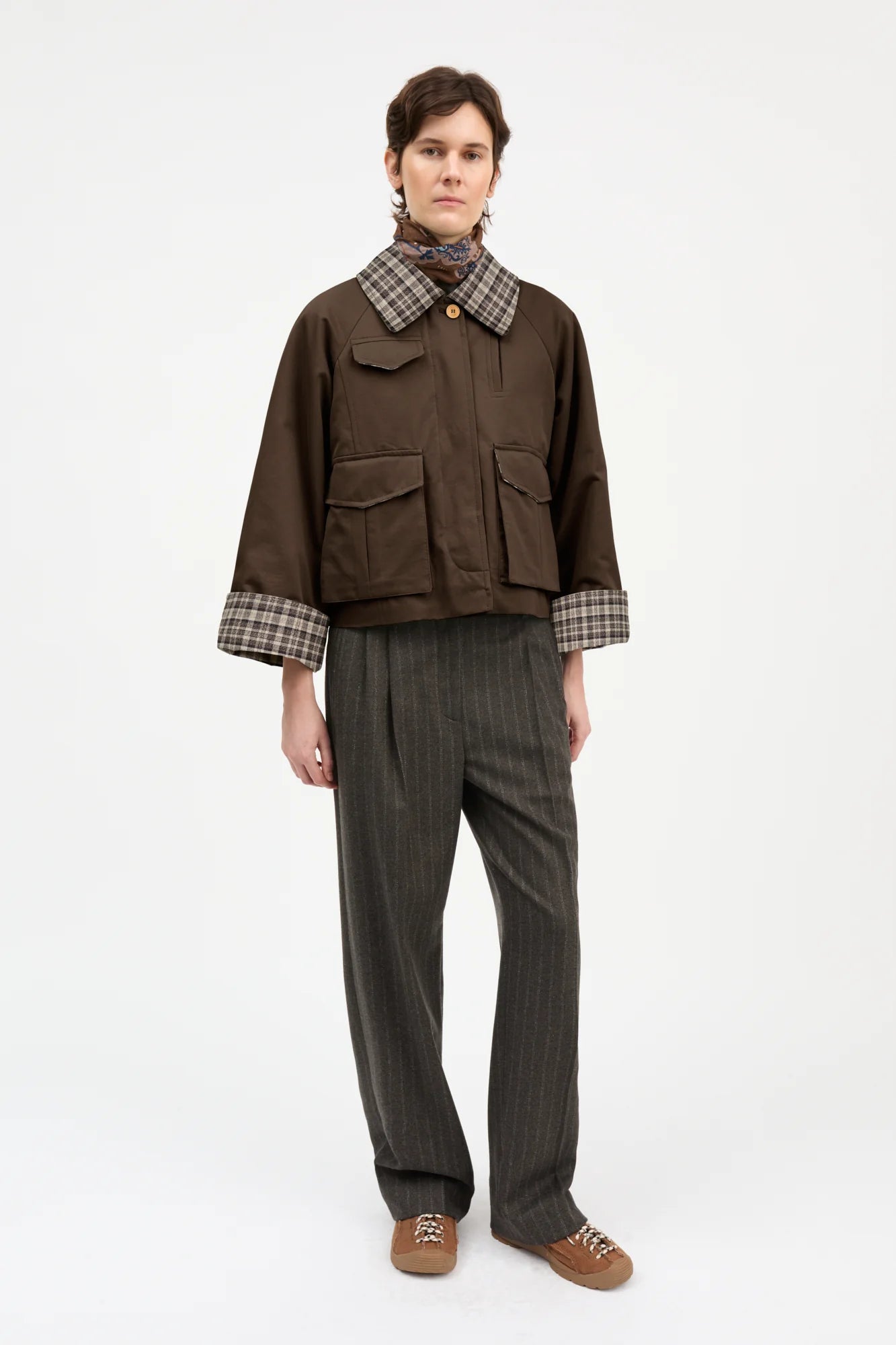 Skall Studio - Gaby City Jacket, Coco Brown