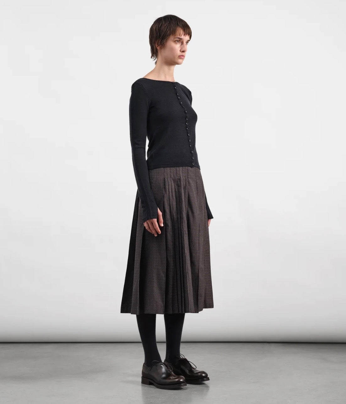 YMC - Rosetta Skirt, Grey Multi