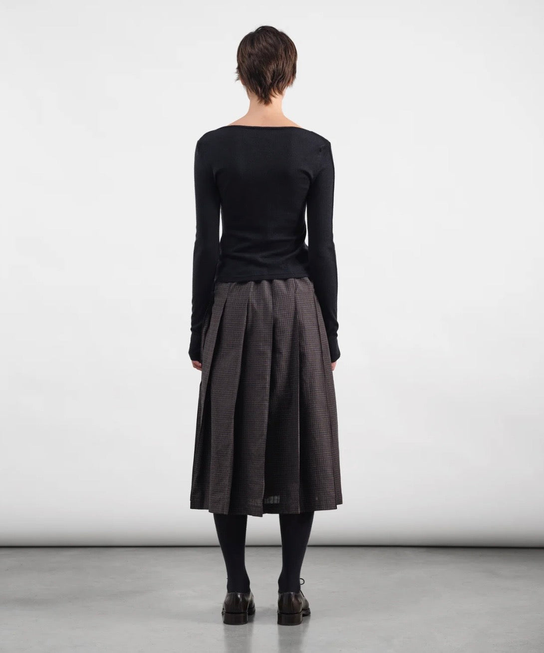 YMC - Rosetta Skirt, Grey Multi