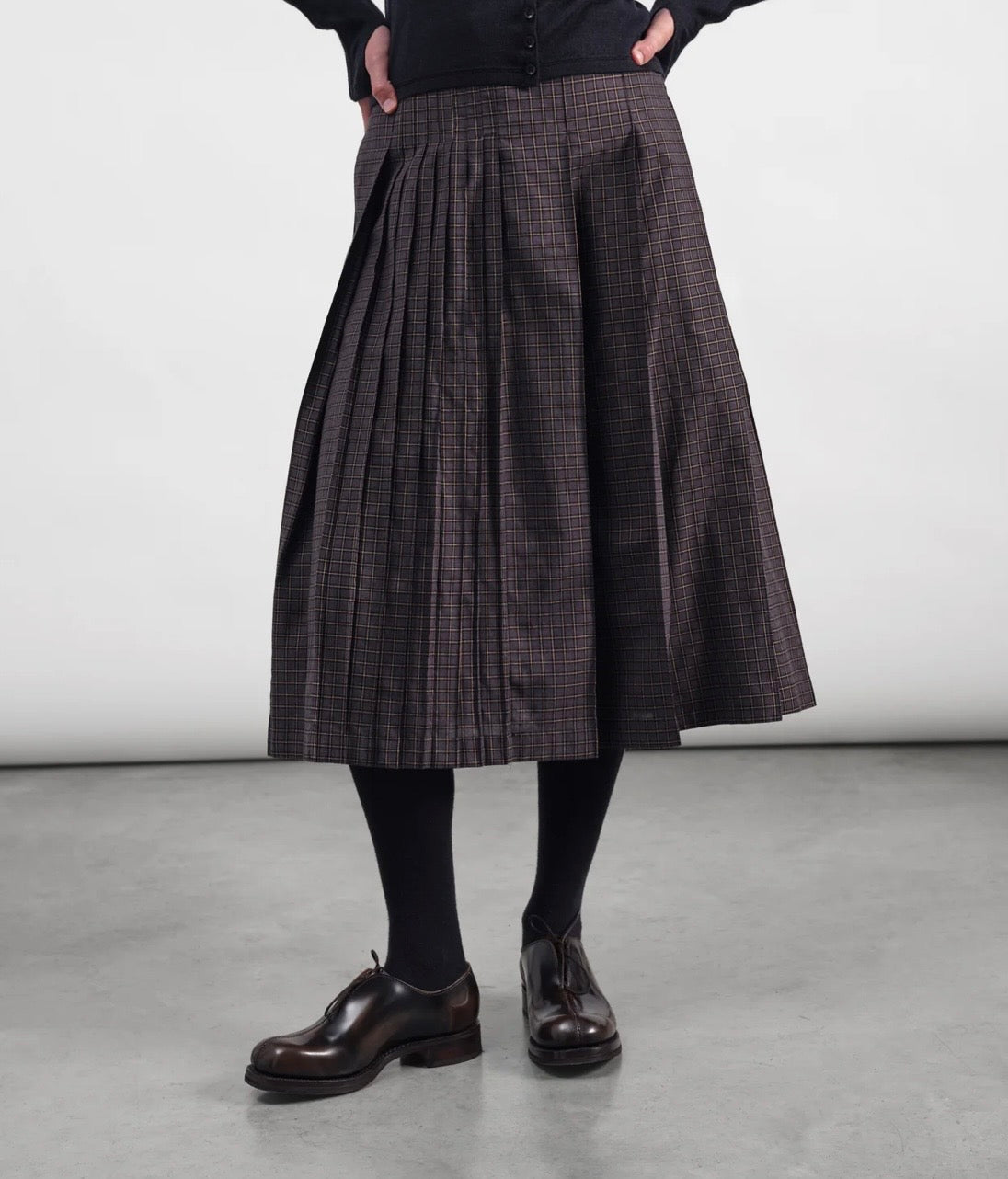 YMC - Rosetta Skirt, Grey Multi