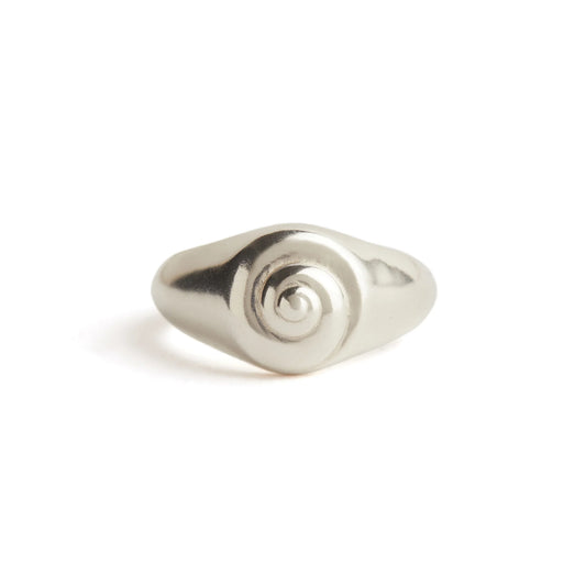 Rachel Entwhistle - Inanna Spiral Pinky Ring, Silver