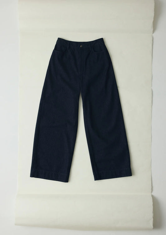 TOAST - Wide Leg Denim Trousers