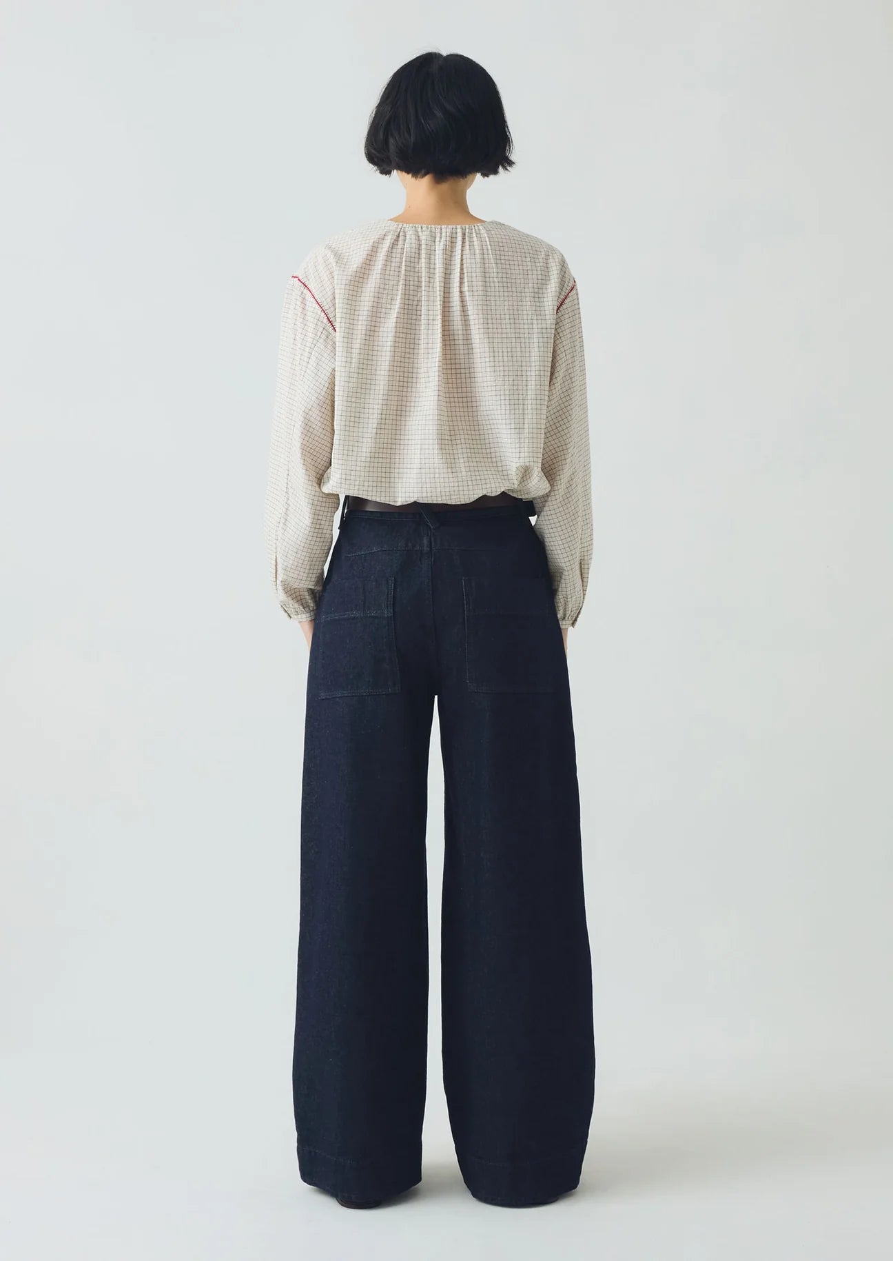 TOAST - Wide Leg Denim Trousers