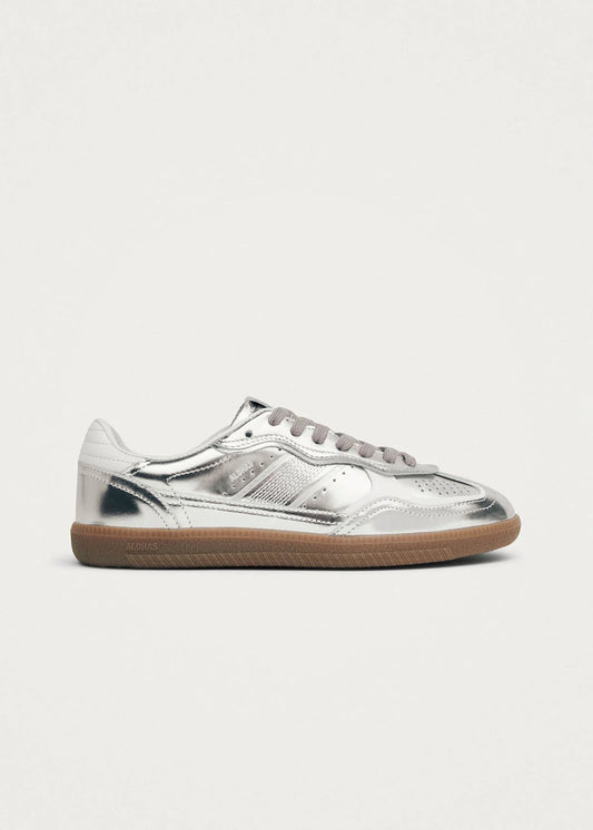 Alohas - Tb.490 Shimmer Silver & Cream Leather Sneakers