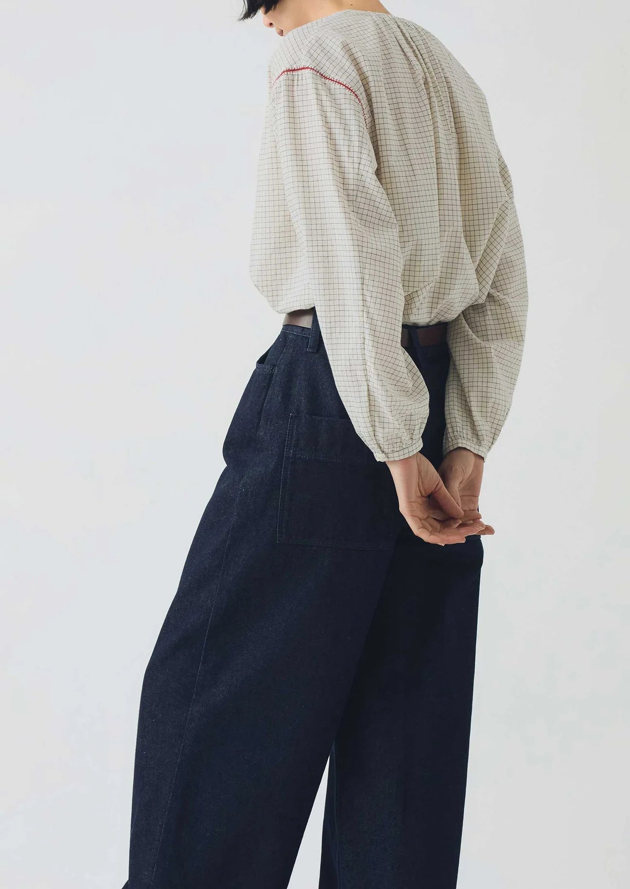 TOAST - Wide Leg Denim Trousers