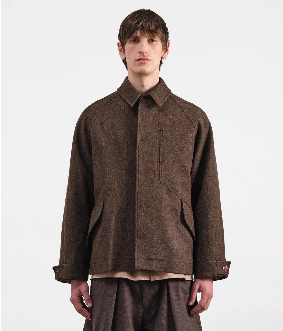YMC - Harrison Jacket, Brown Wool
