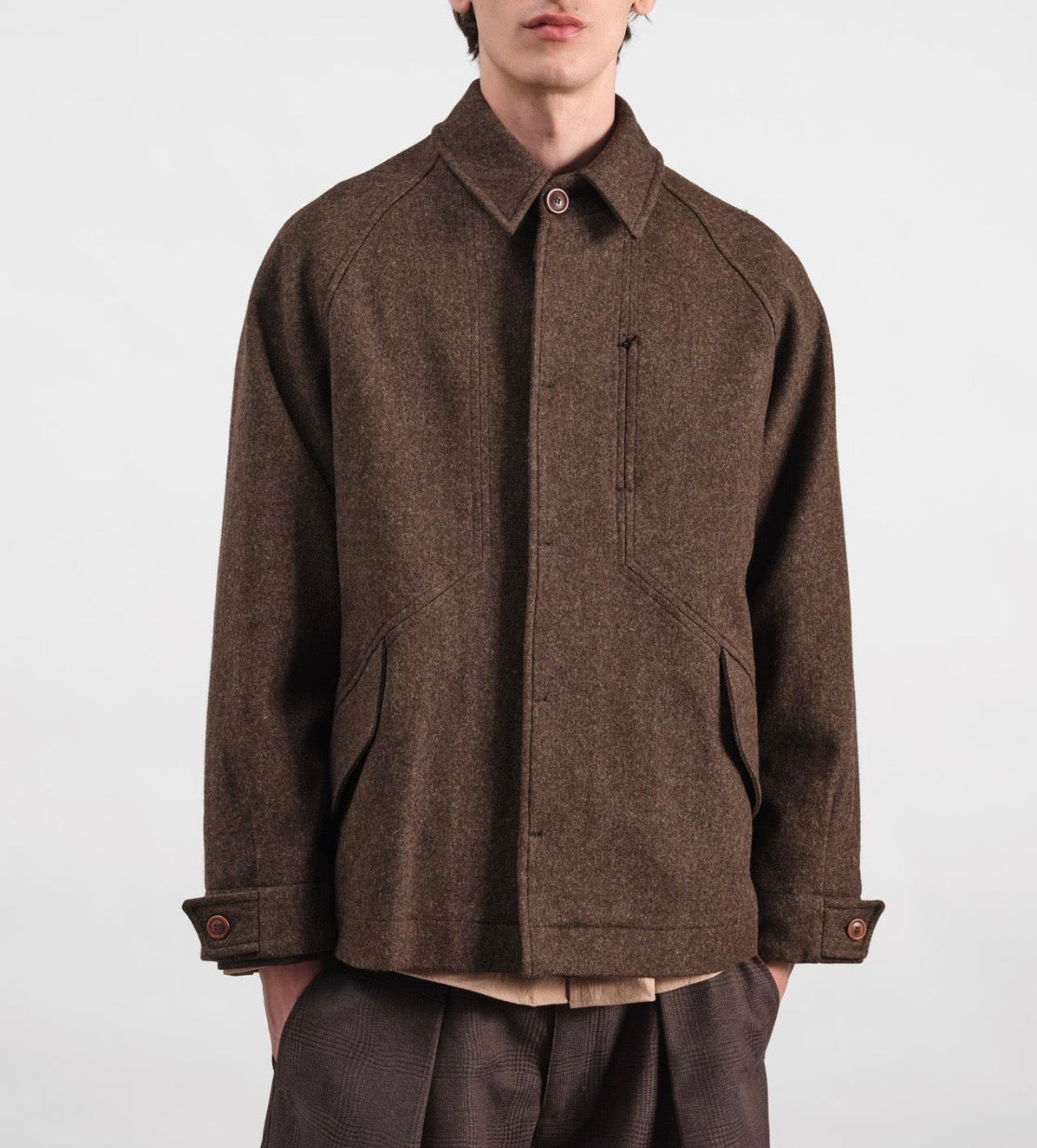 YMC - Harrison Jacket, Brown Wool