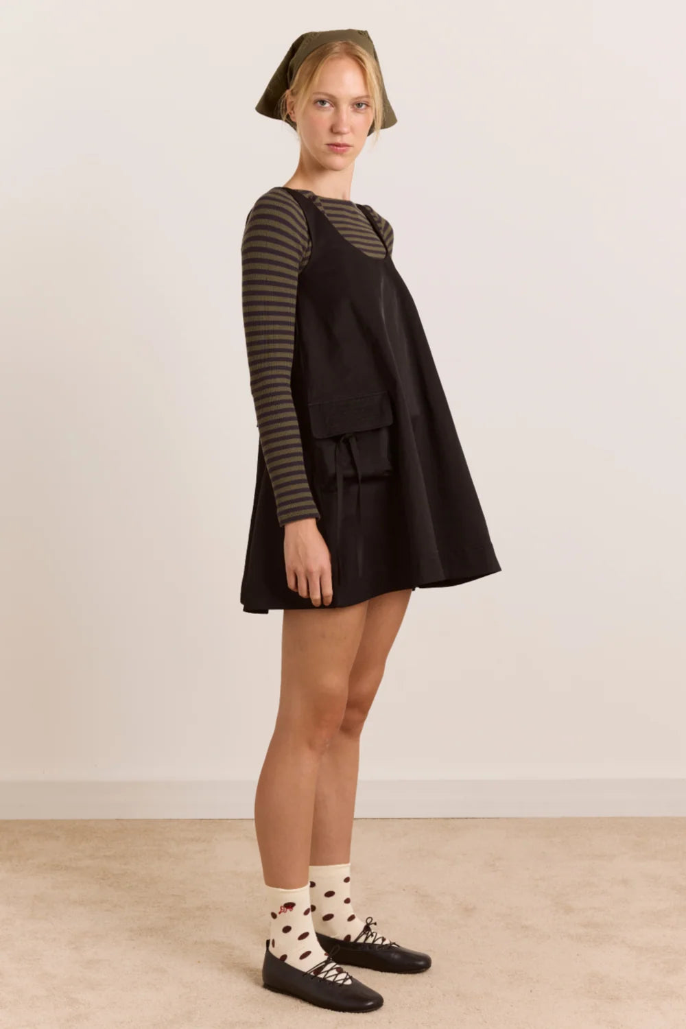 Damson Madder - Cairo Mini Dress, Black