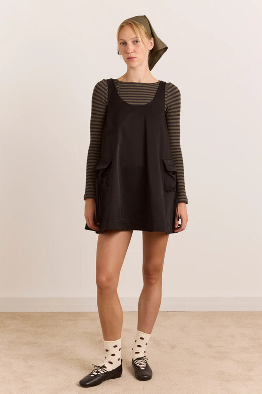 Damson Madder - Cairo Mini Dress, Black