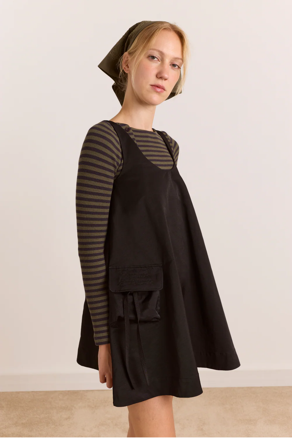 Damson Madder - Cairo Mini Dress, Black