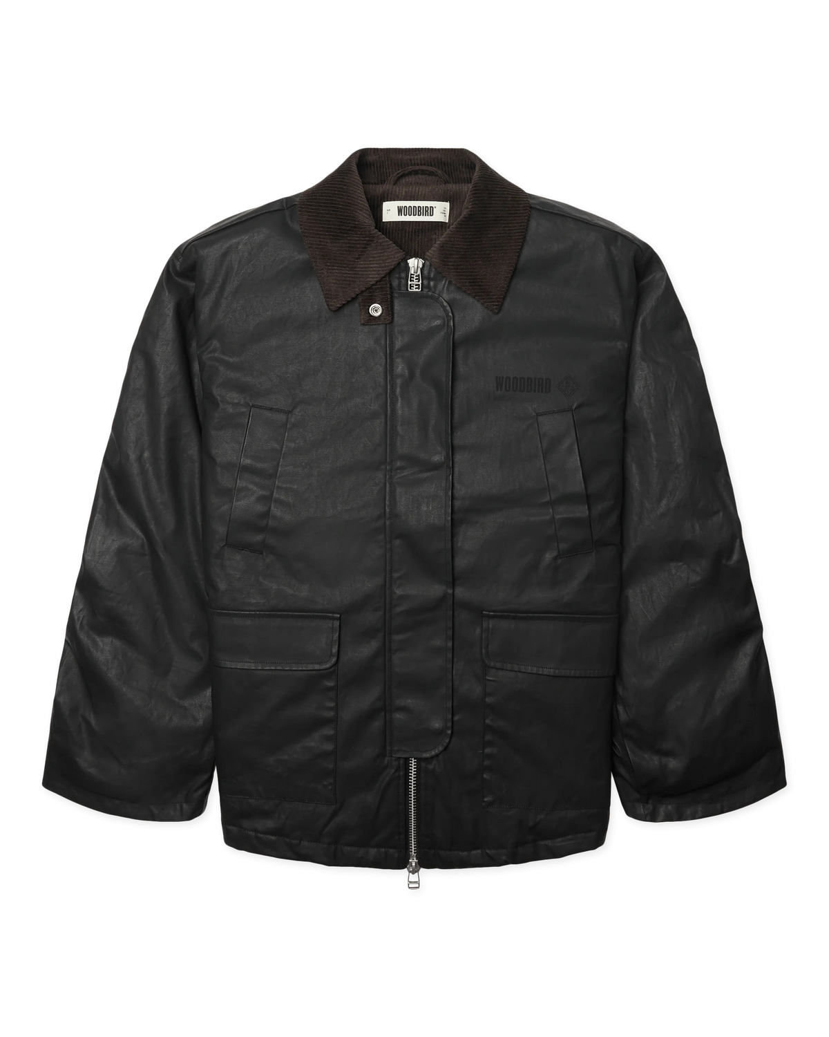 WOODBIRD - Rui Waxed Jacket, Black