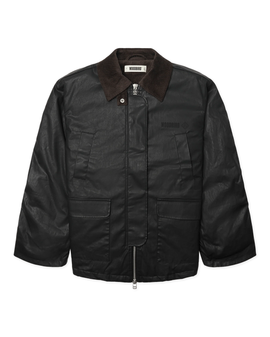 WOODBIRD - Rui Waxed Jacket, Black