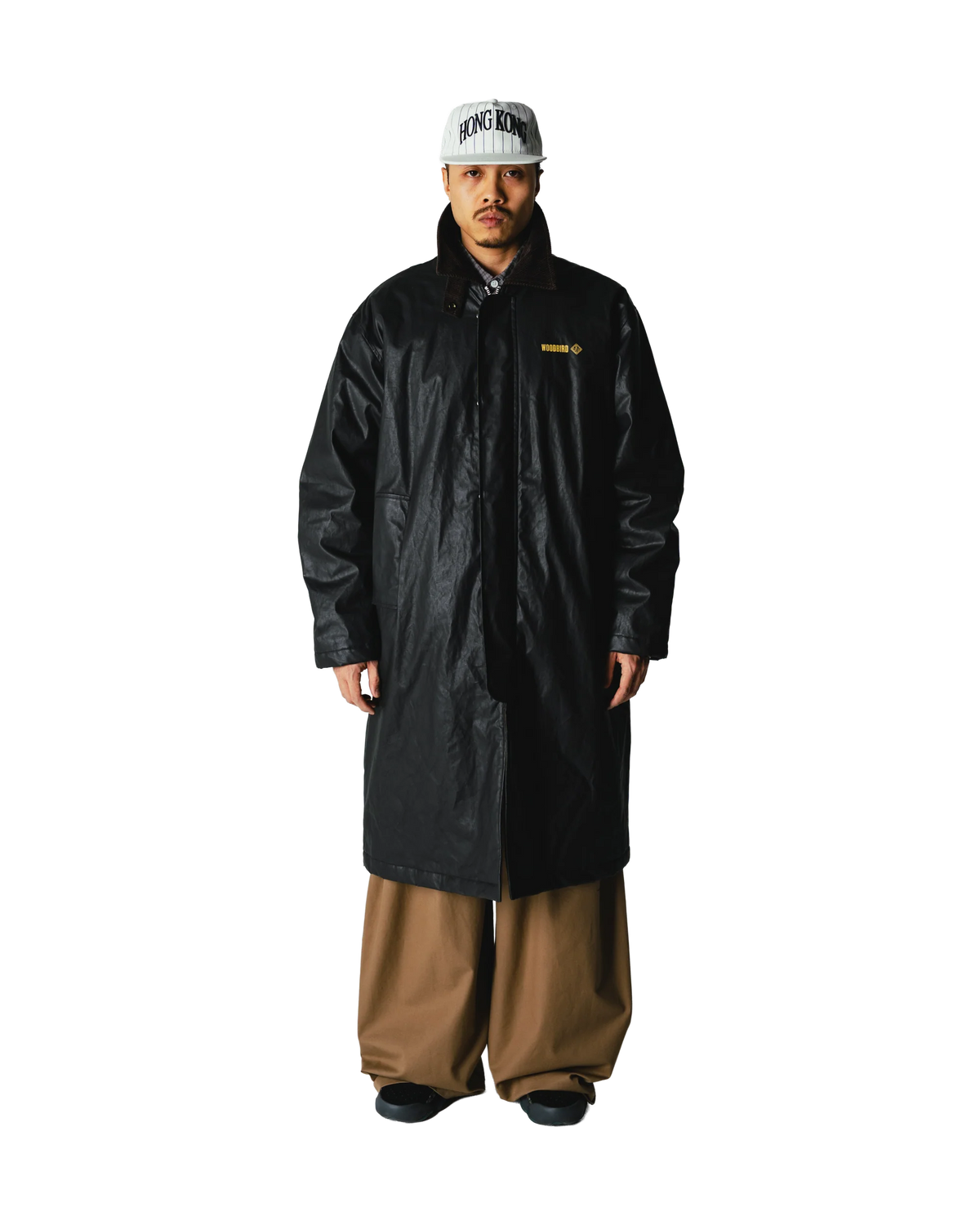 WOODBIRD - Ping Waded Coat, Black