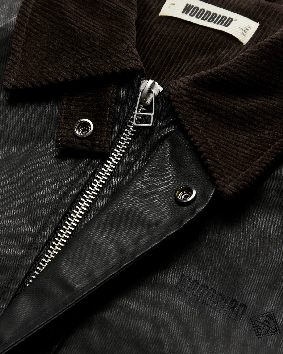 WOODBIRD - Ping Waded Coat, Black