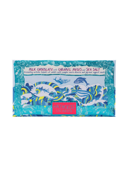 Arthouse Unlimited Swim with Whales Milk Chocolate Bar