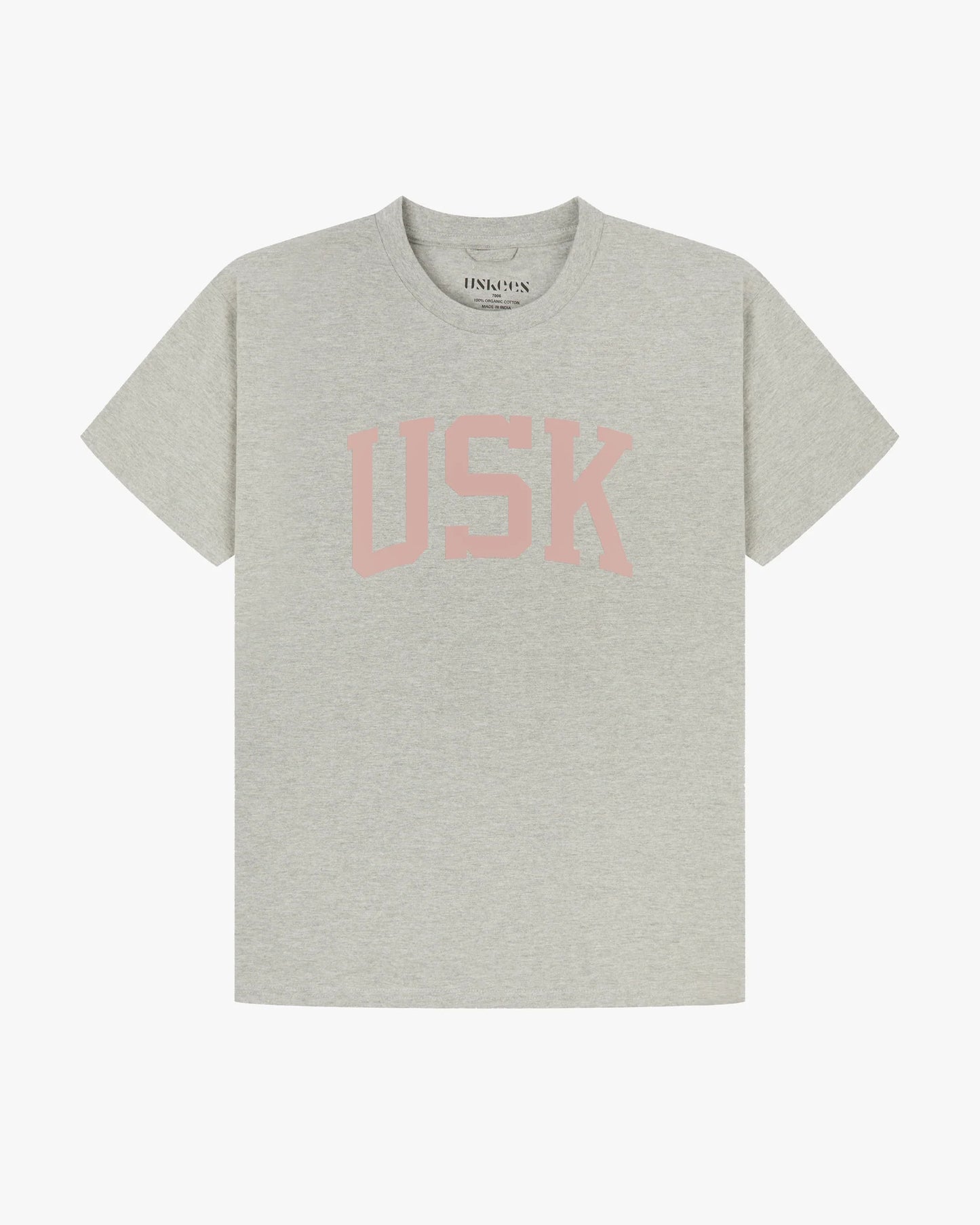 Uskees - 7006 Signature T-Shirt, Grey Marl