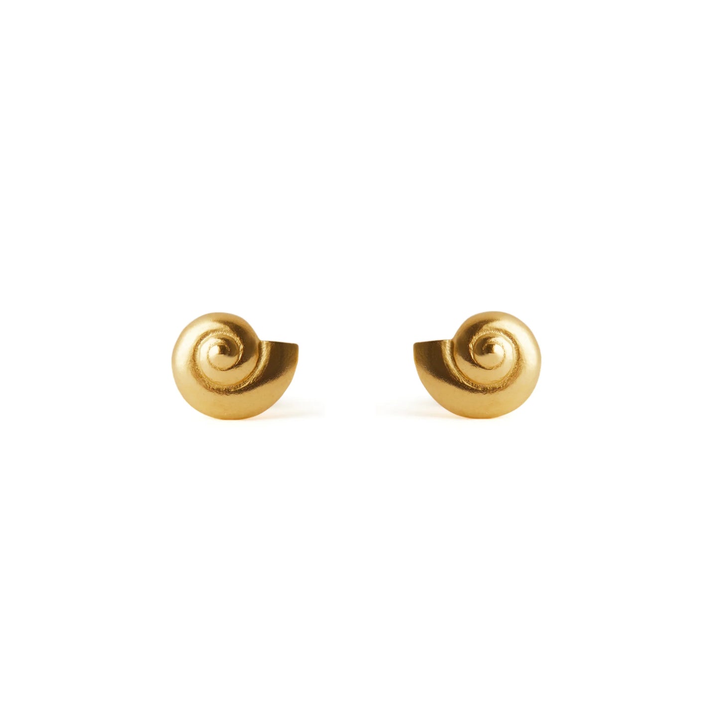 Rachel Entwistle - Inanna Spiral Stud Earrings, Gold