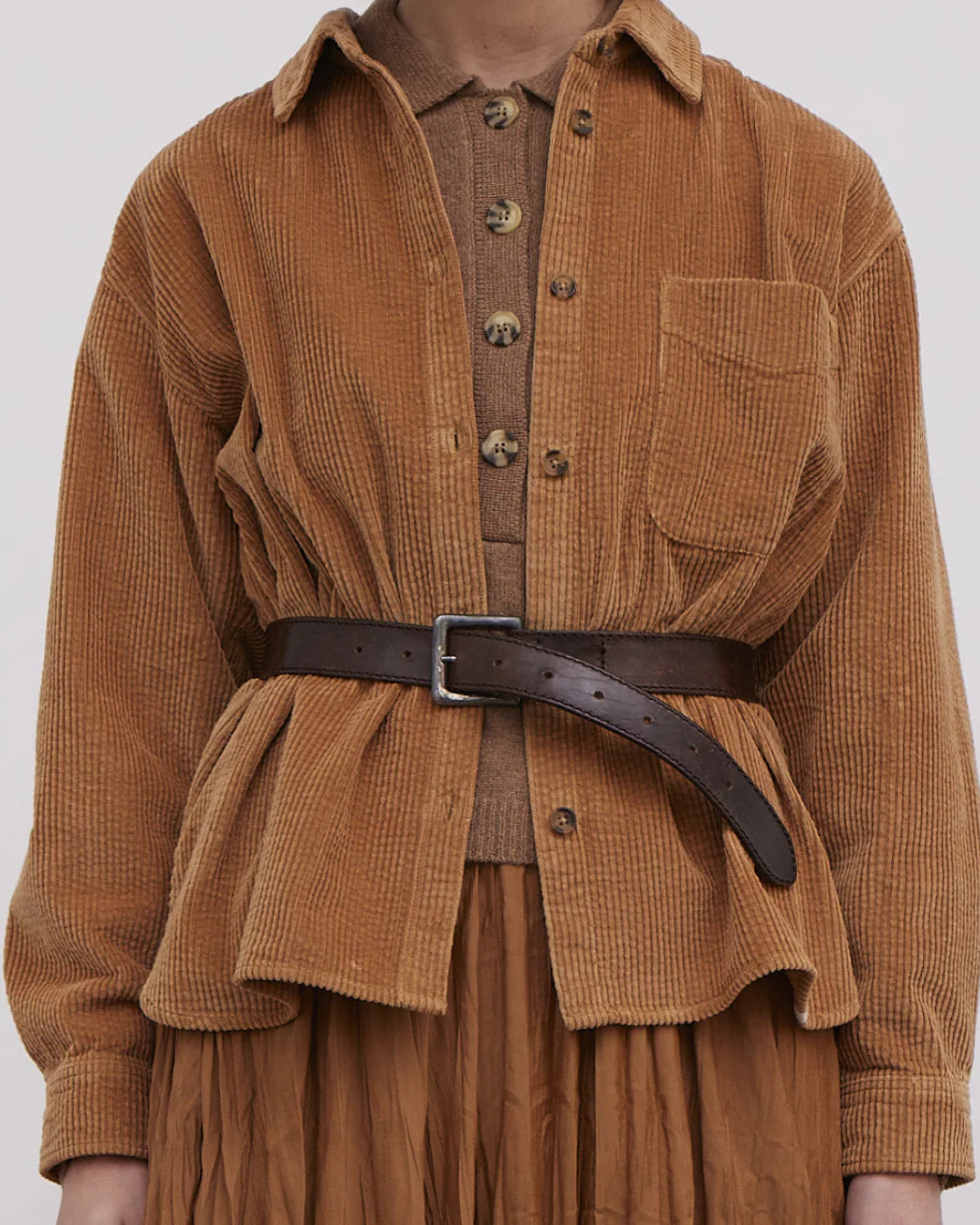 Esmé Studios - Maxia Boxy Shirt, Chipmunk
