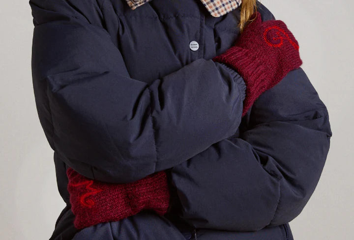 Damson Madder - Mittens, Burgundy