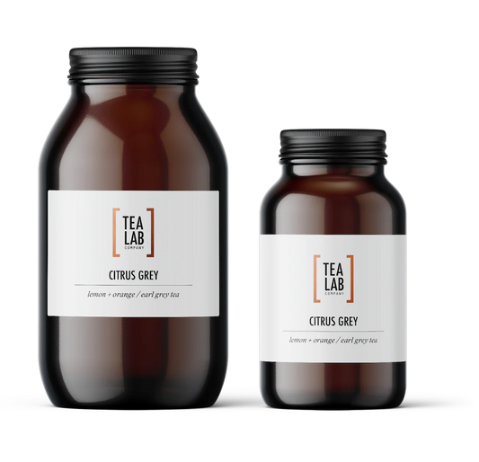 Tea Lab Organic Citrus Grey Jar