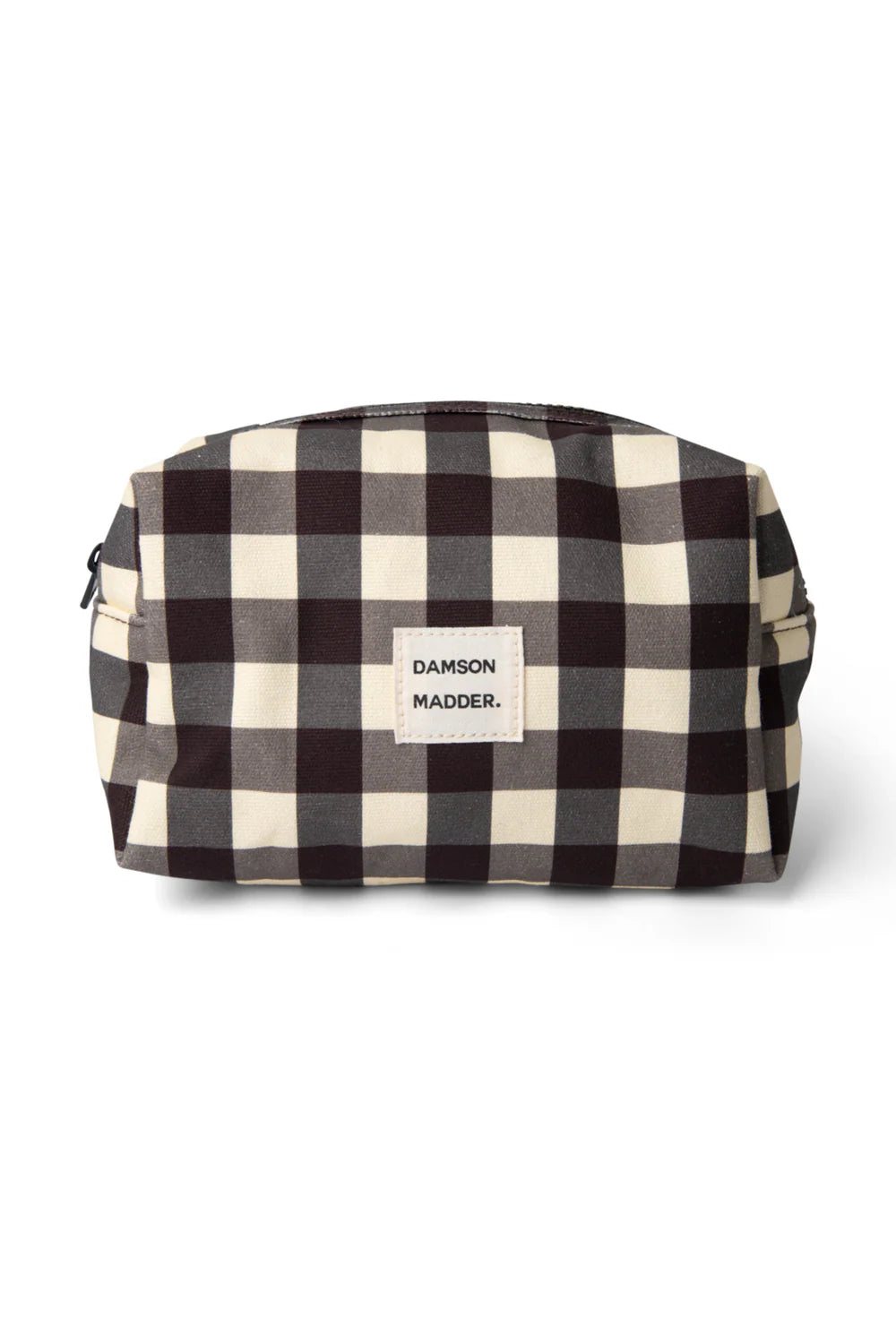 Damson Madder - Quilted Make Up Bag, Butter Gingham