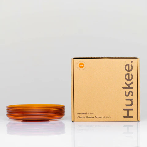 HuskeeCup Classic Saucer (4-Pack) - Amber