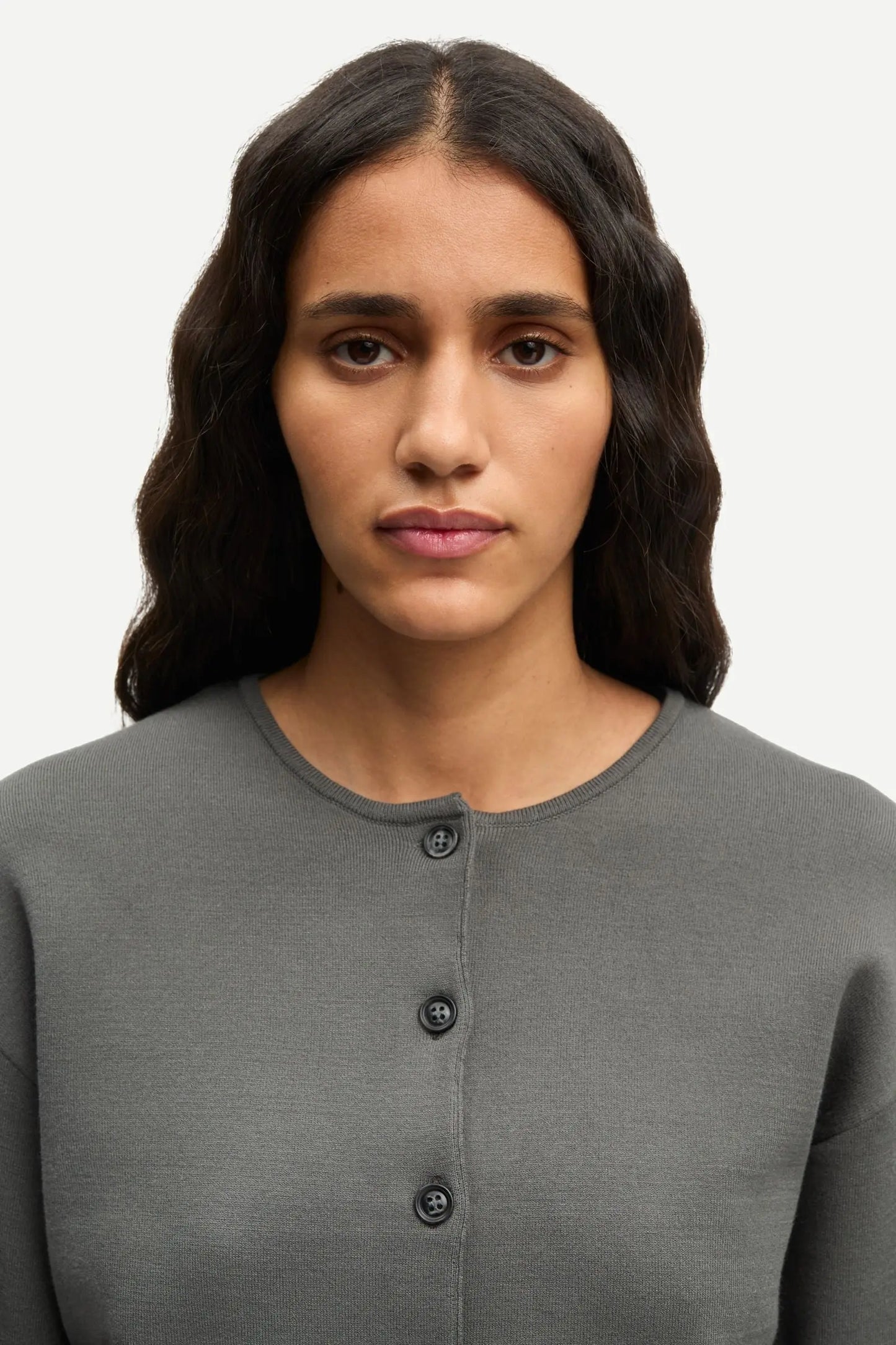 Samsøe Samsøe - Saanne Cardigan, Gunmetal