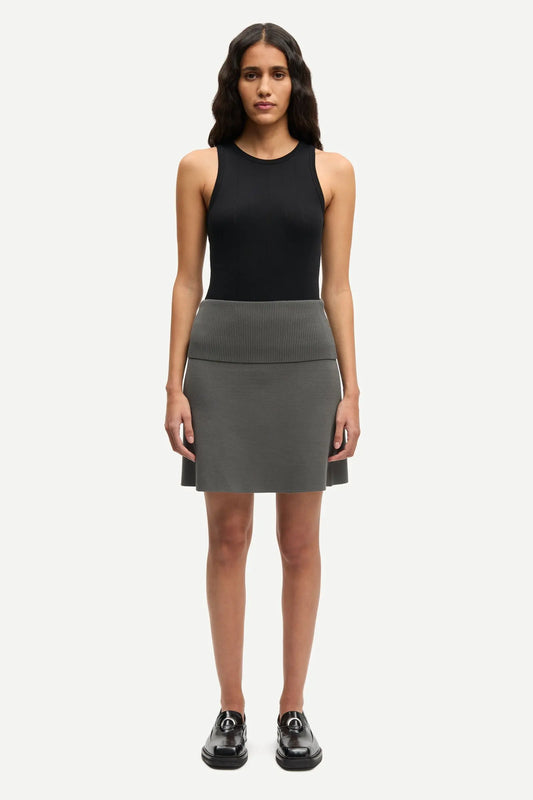 Samsøe Samsøe - Saanne Skirt, Gunmetal