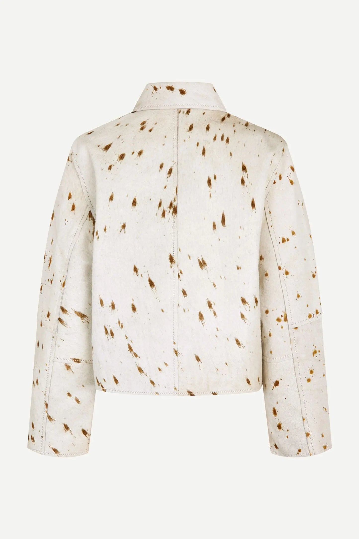 Samsøe Samsøe - Salylo Leather Jacket, Stray Dott