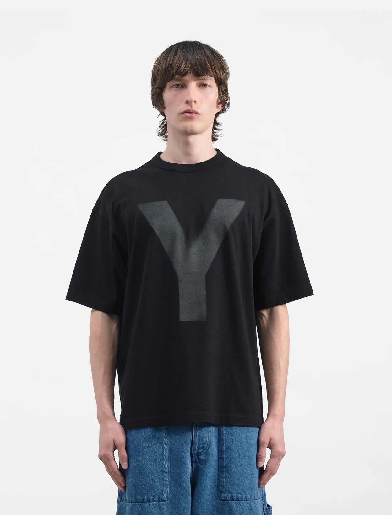 YMC - Triple Y Print T Shirt, Black