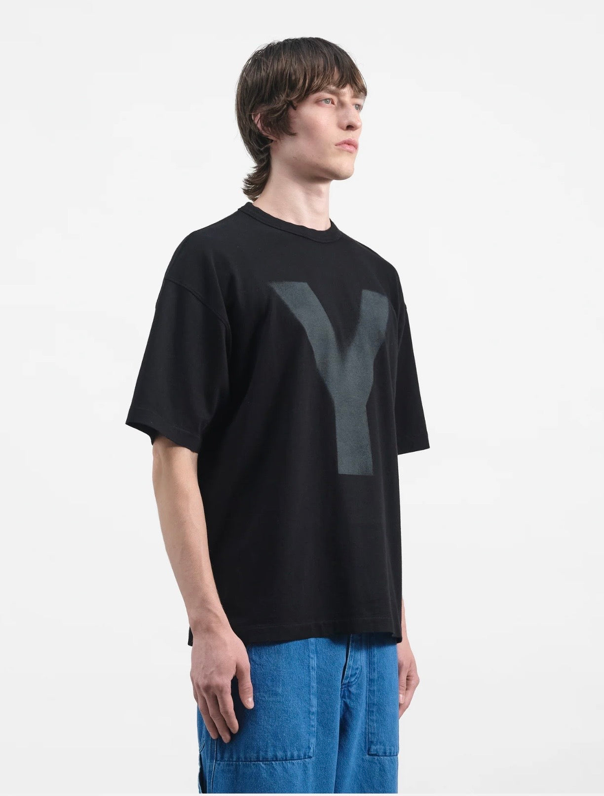 YMC - Triple Y Print T Shirt, Black