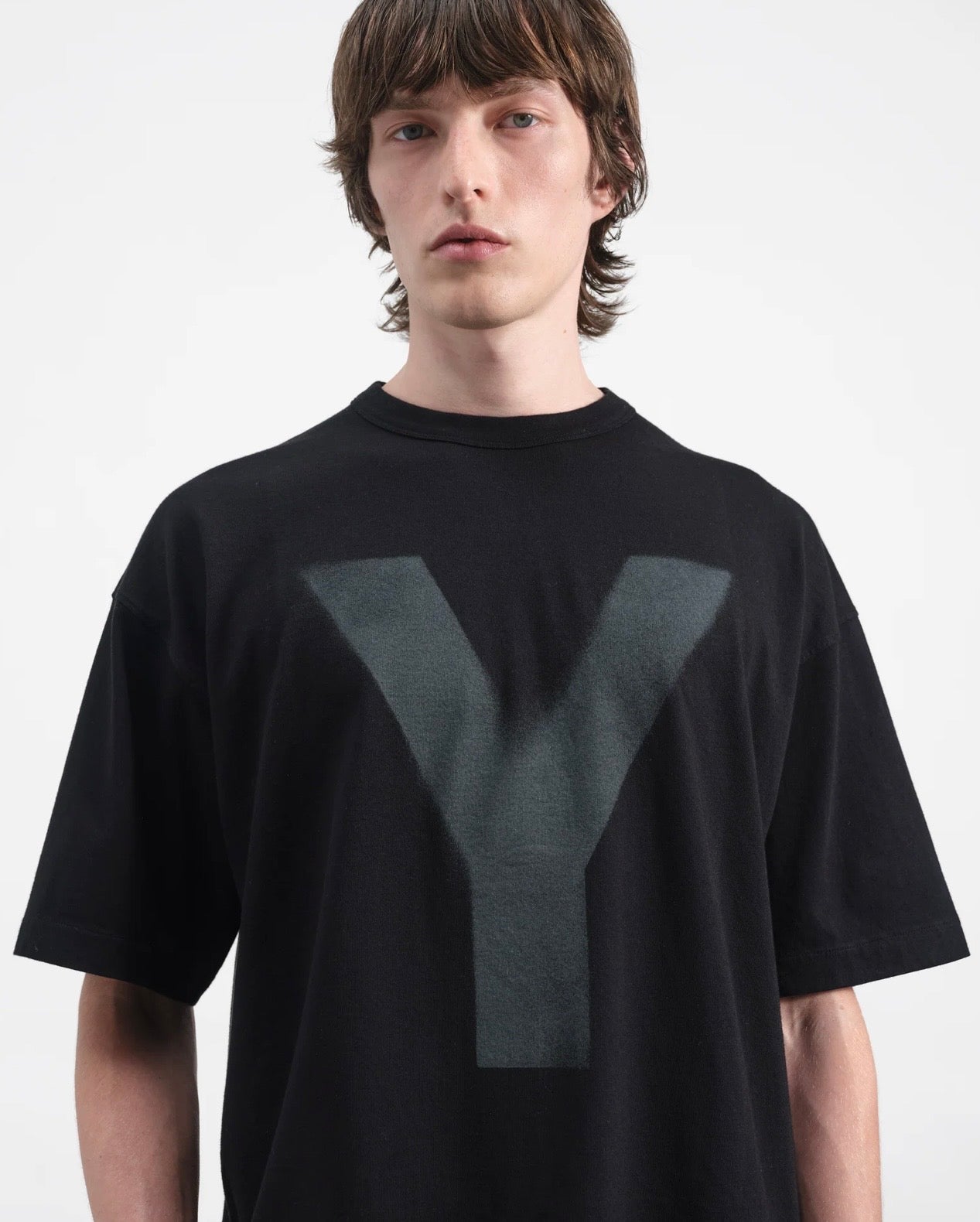 YMC - Triple Y Print T Shirt, Black