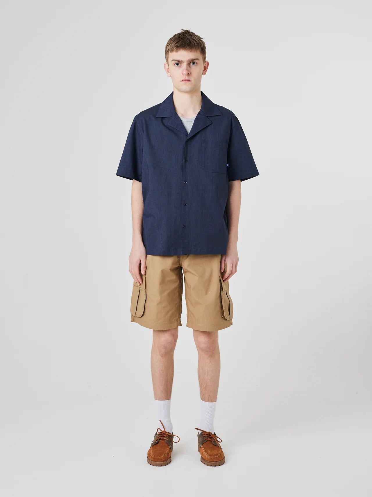 Uskees - 6004 Cuban Shirt, Atlantic Blue