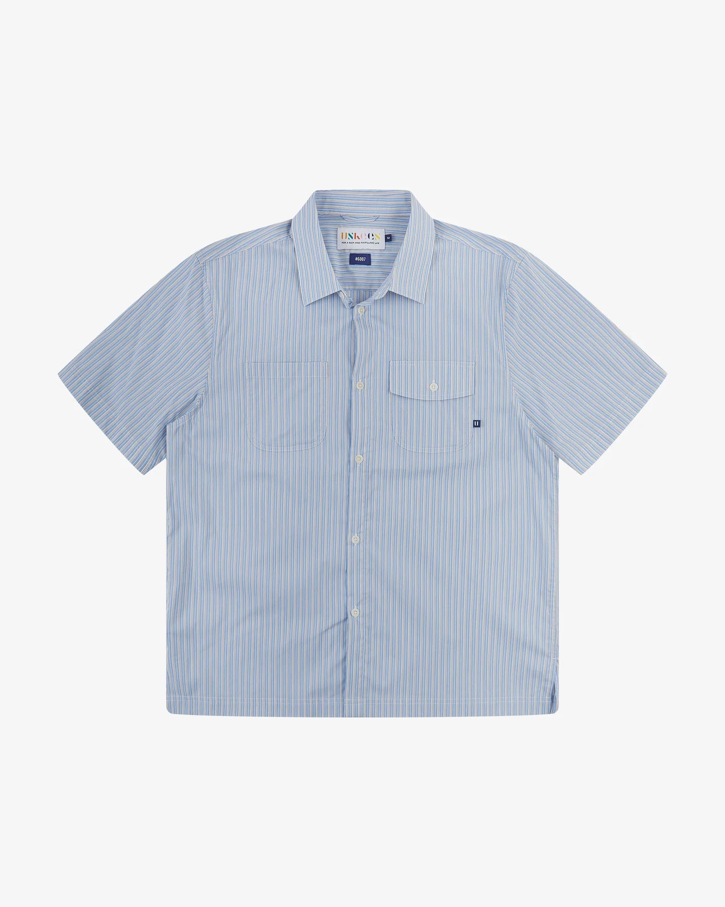 Uskees - Tasker Shirt, Blue Gold Blend