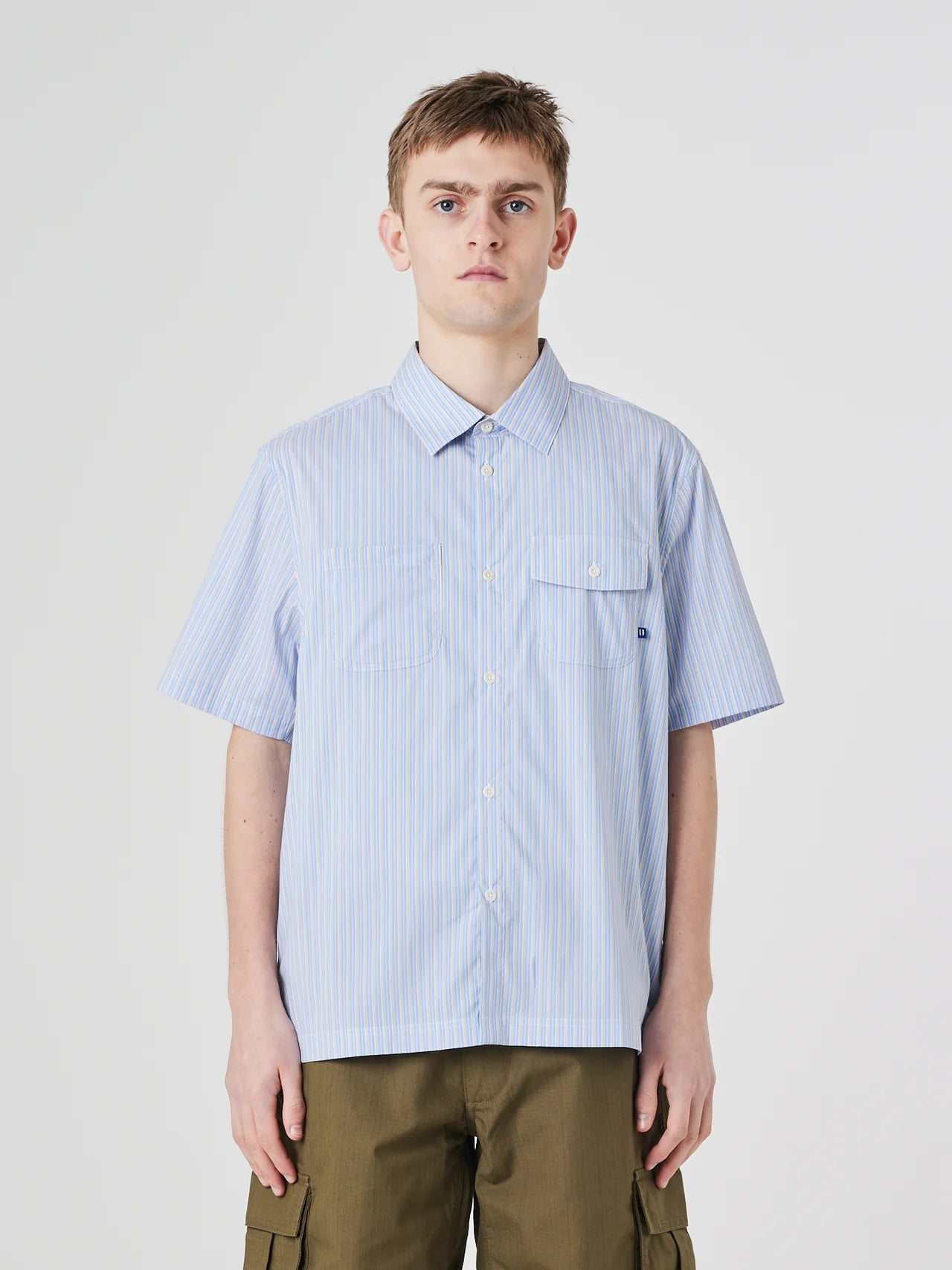 Uskees - Tasker Shirt, Blue Gold Blend