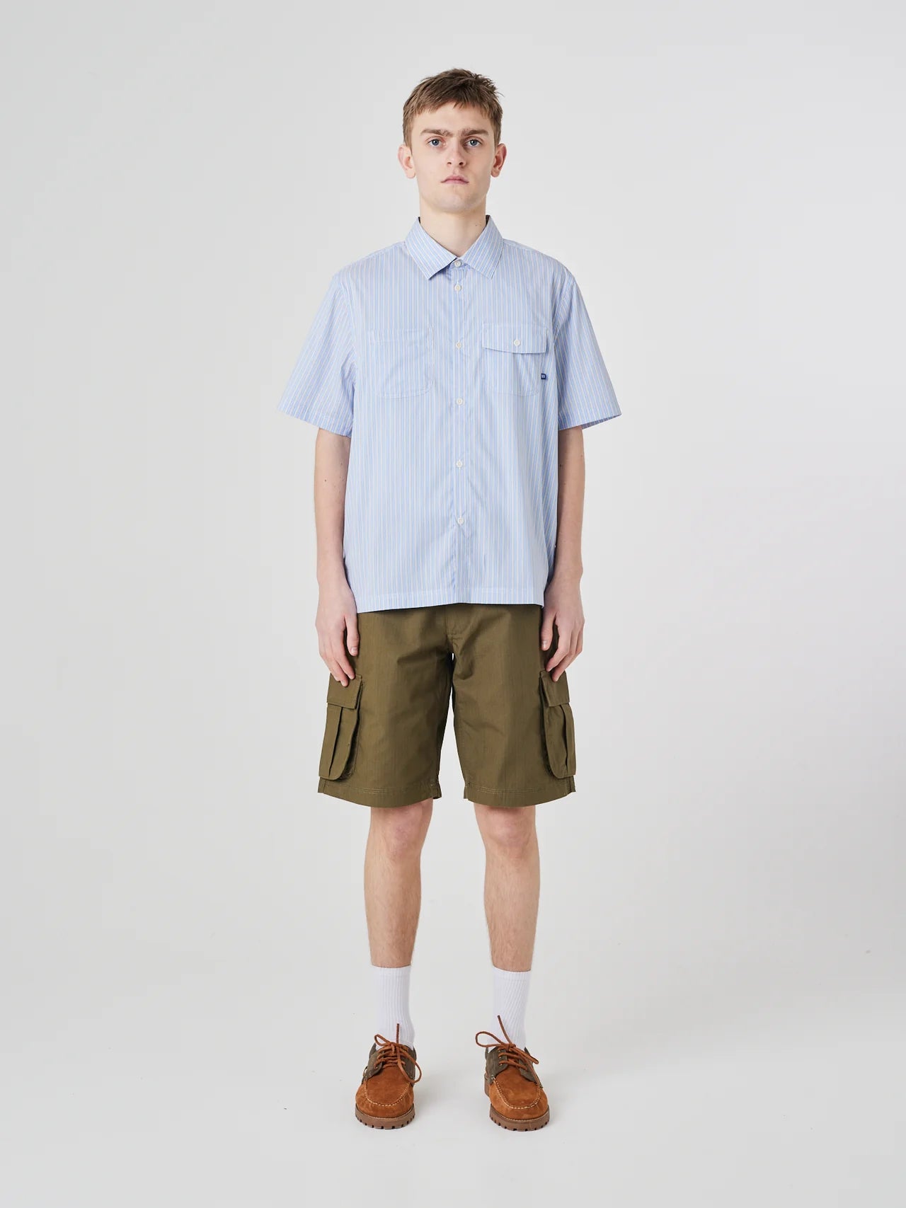 Uskees - Tasker Shirt, Blue Gold Blend