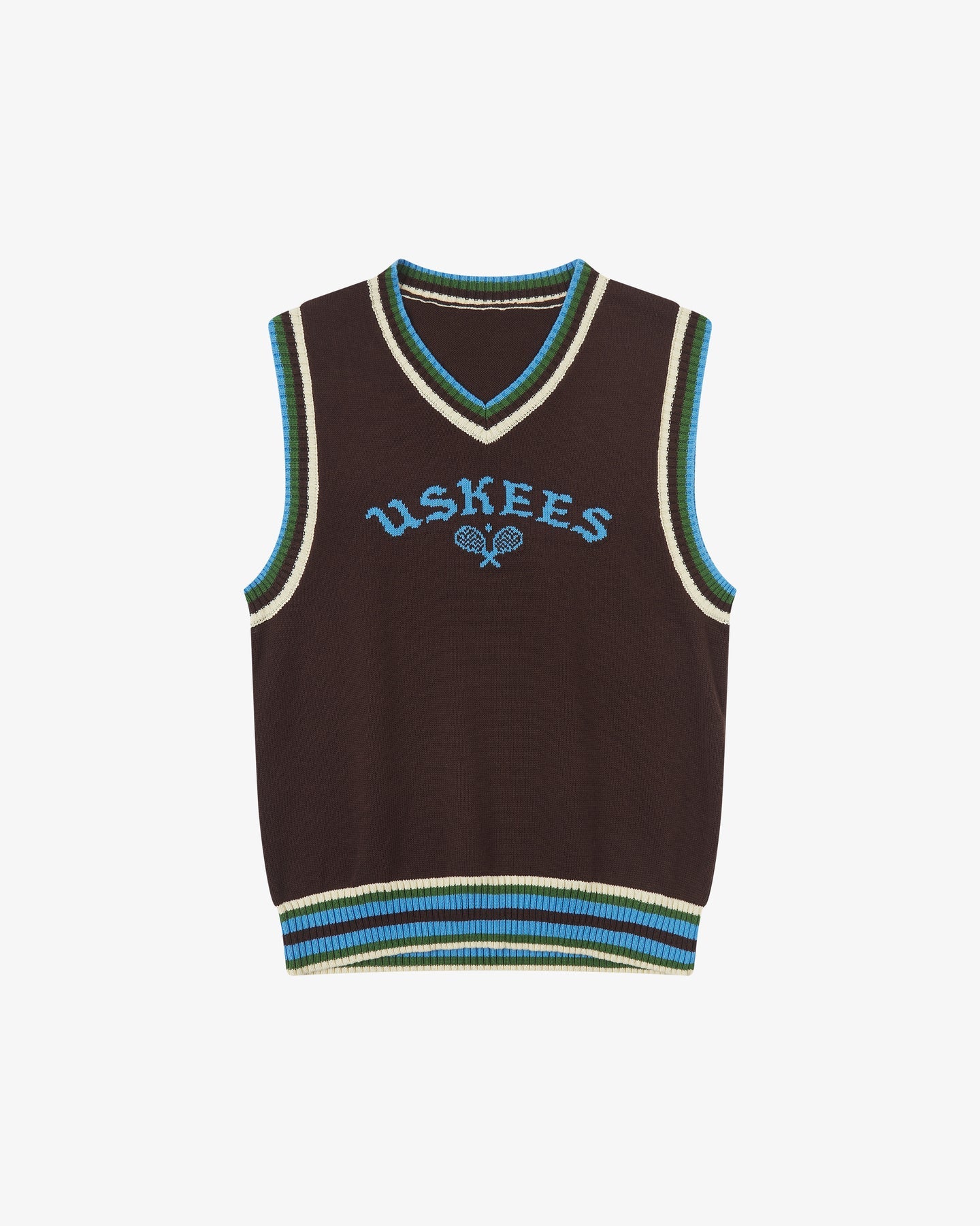 Uskees - Racquet Club Tank Top, Sepia