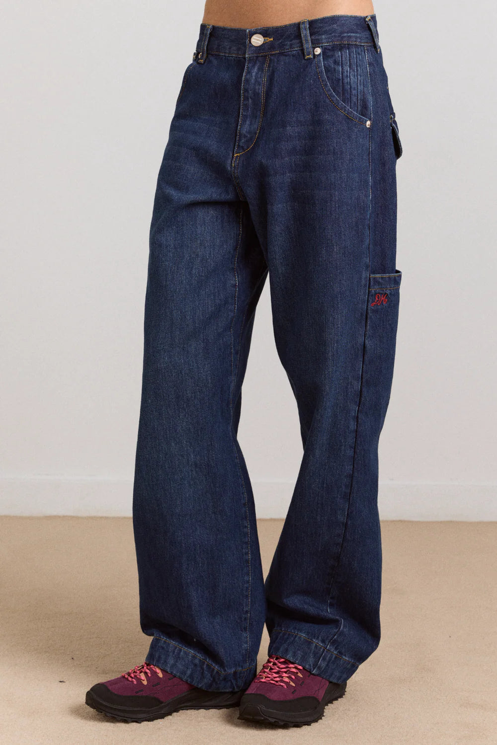 Damson Madder - Barrel Nina Jean, Authentic Mid Blue Wash