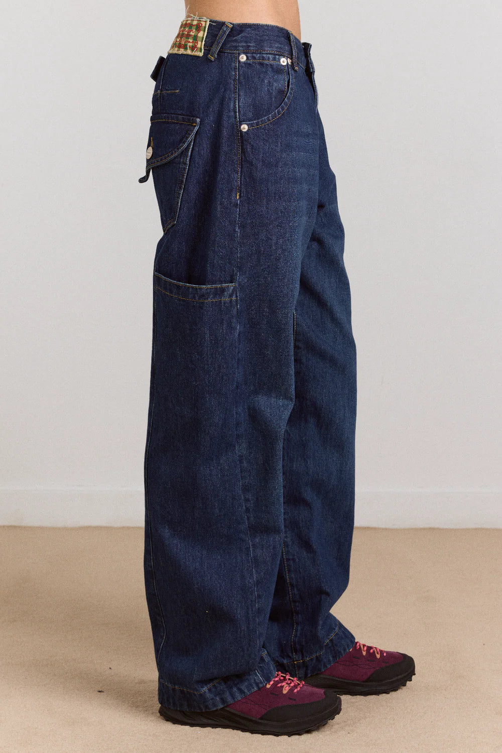 Damson Madder - Barrel Nina Jean, Authentic Mid Blue Wash