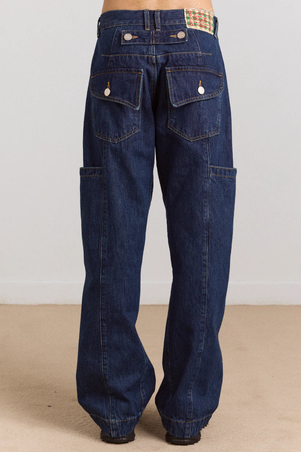 Damson Madder - Barrel Nina Jean, Authentic Mid Blue Wash